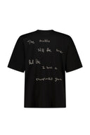 T-shirt Never been regular / All Black