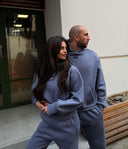 Мъжки ватиран сет Relaxed Fit / Misty Grey