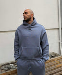 Мъжки ватиран сет Relaxed Fit / Misty Grey