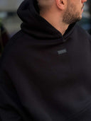 Мъжки ватиран сет Relaxed Fit / Black