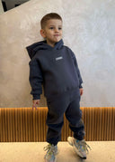Детски ватиран сет Relaxed Fit / Dark Graphite