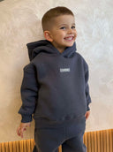 Детски ватиран сет Relaxed Fit / Dark Graphite