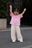 Kids' T-shirt I call her mama / Pink Lollipop