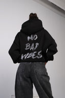 Hoodie NO BAD VIBES / Black