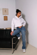 Hoodie GOOD KARMA / Snow melange