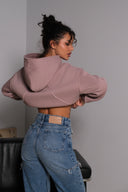 Hoodie GOOD KARMA / Dusty Violet