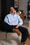 Hoodie LOVE LETTERS / Aura Blue