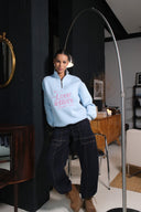 Hoodie LOVE LETTERS / Aura Blue