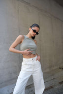 KARMA JEANS / Beige Neutral