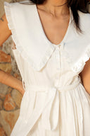 Рокля La La Linen / White