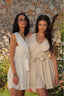 Рокля La La Linen / Beige Melange