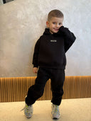 Детски ватиран сет Relaxed Fit / Black