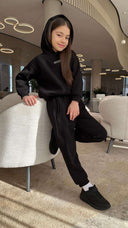 Детски ватиран сет Relaxed Fit / Black