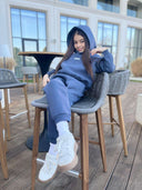 Детски ватиран сет Relaxed Fit / Dark Graphite