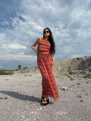 Плажен сет Just a mermaid girl / Rococco red