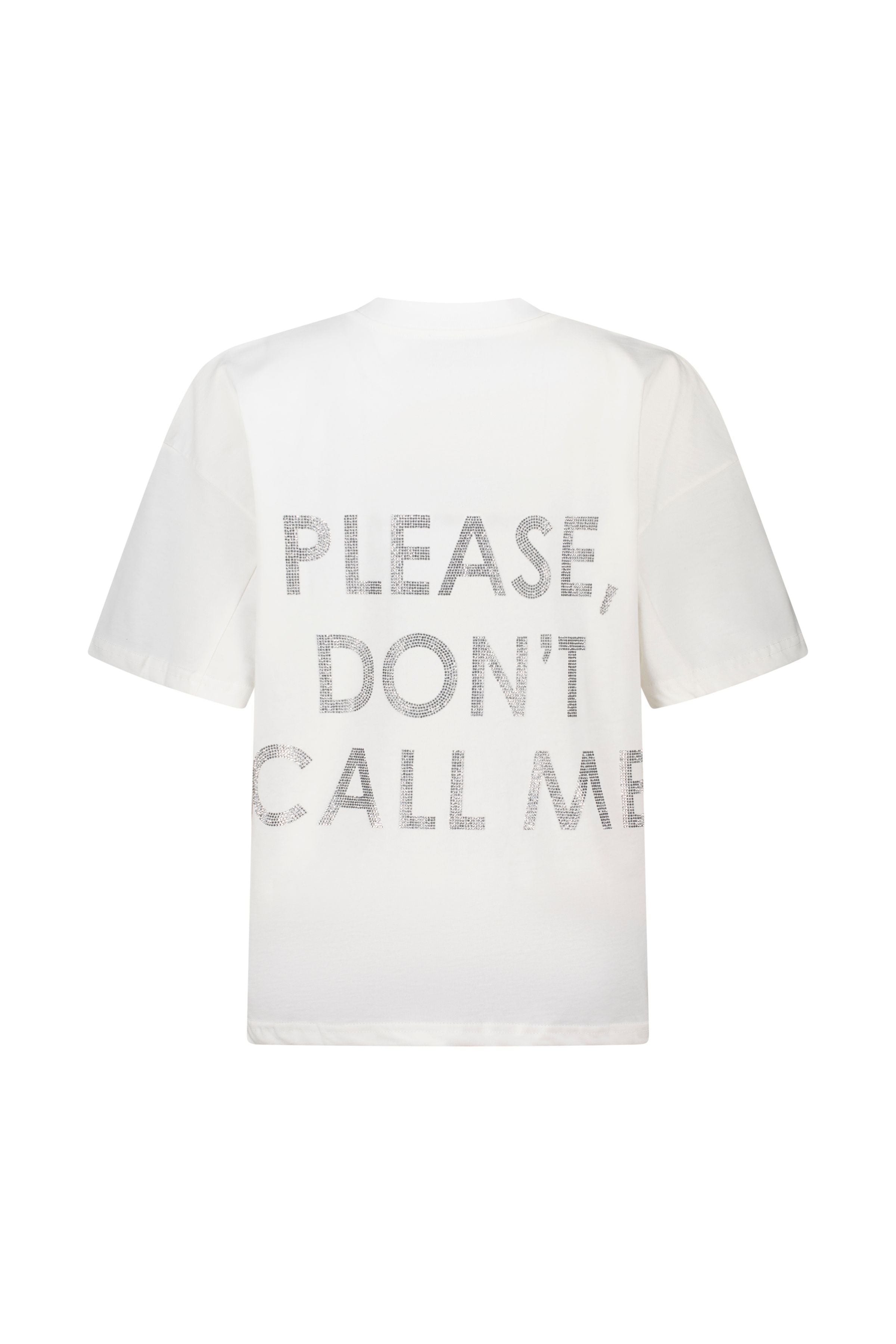 T-shirt Don't call me / Timeless white