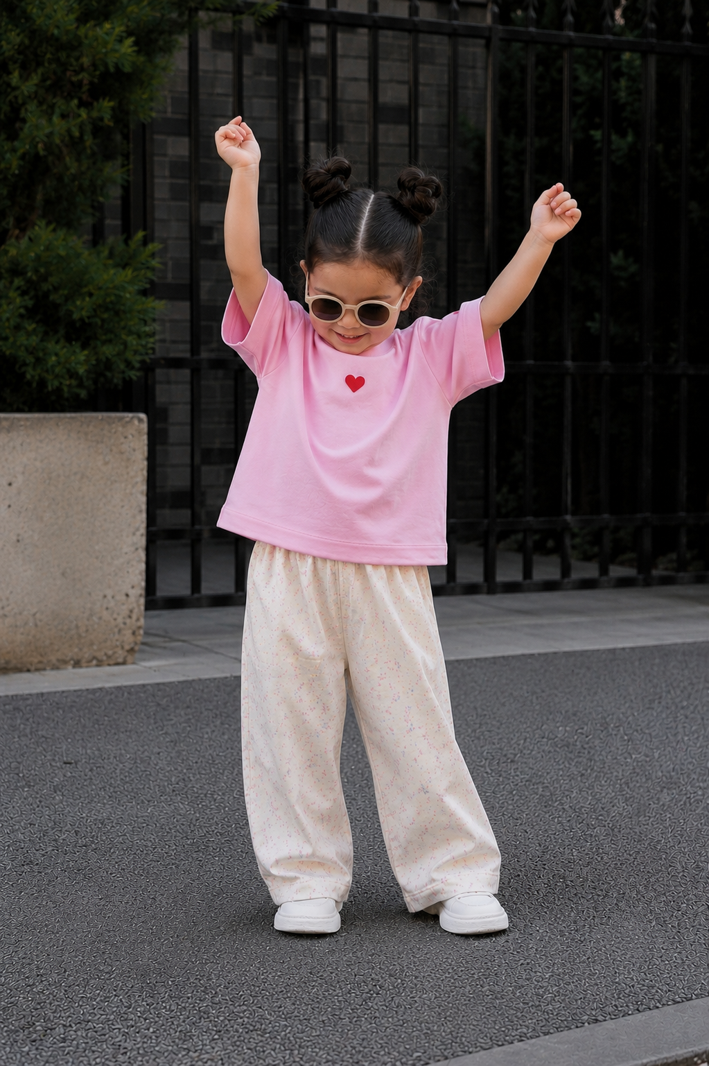 Kids' T-shirt I call her mama / Pink Lollipop