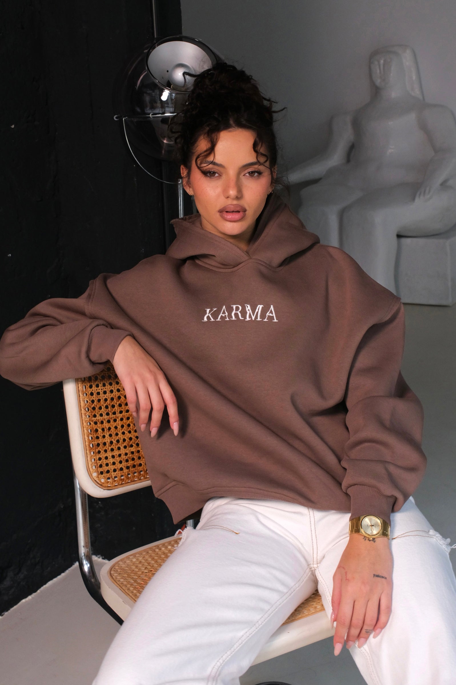 Hoodie IN A DREAM / Cocoa