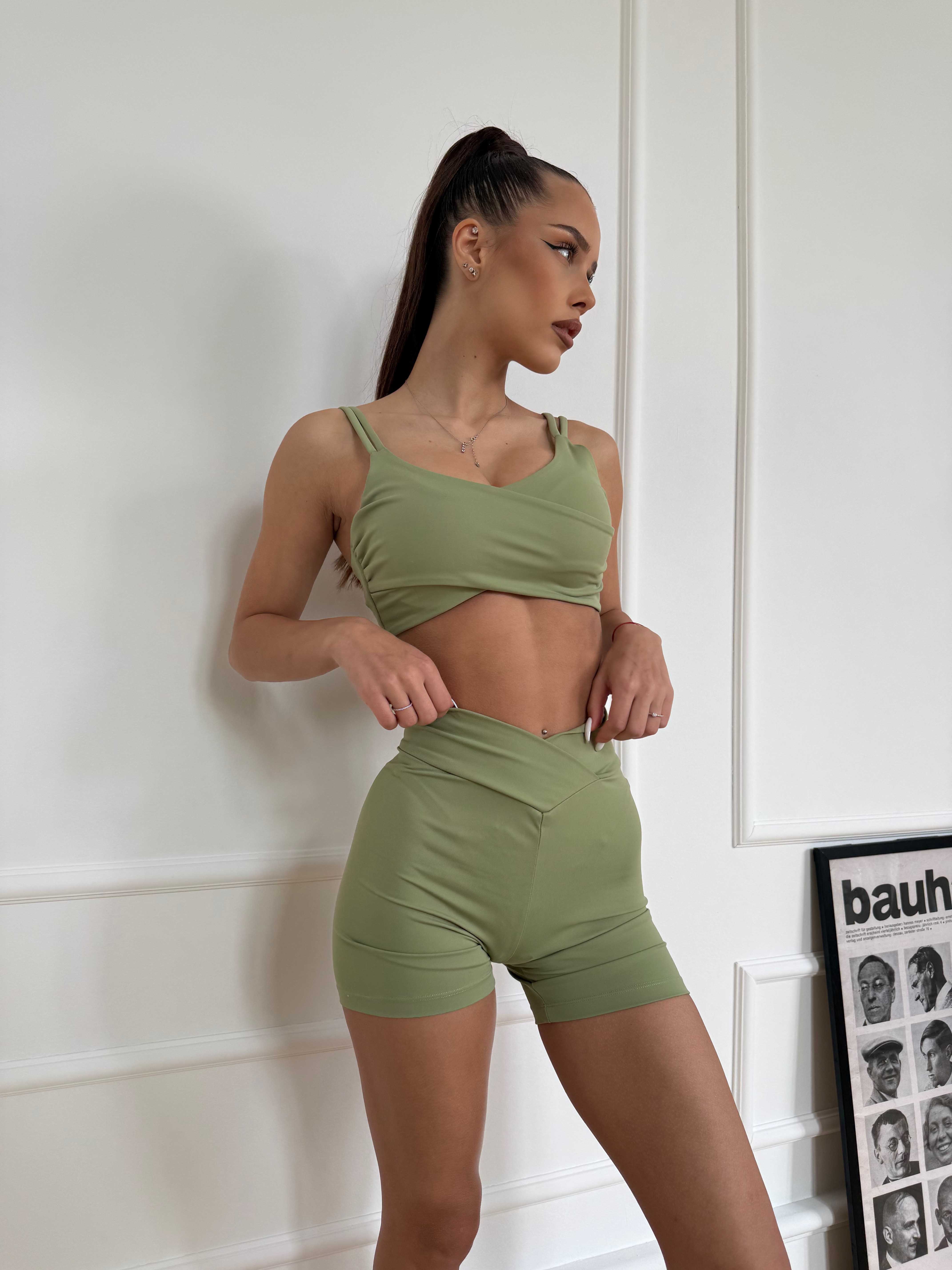 Сет Stay Fit Short / Matcha