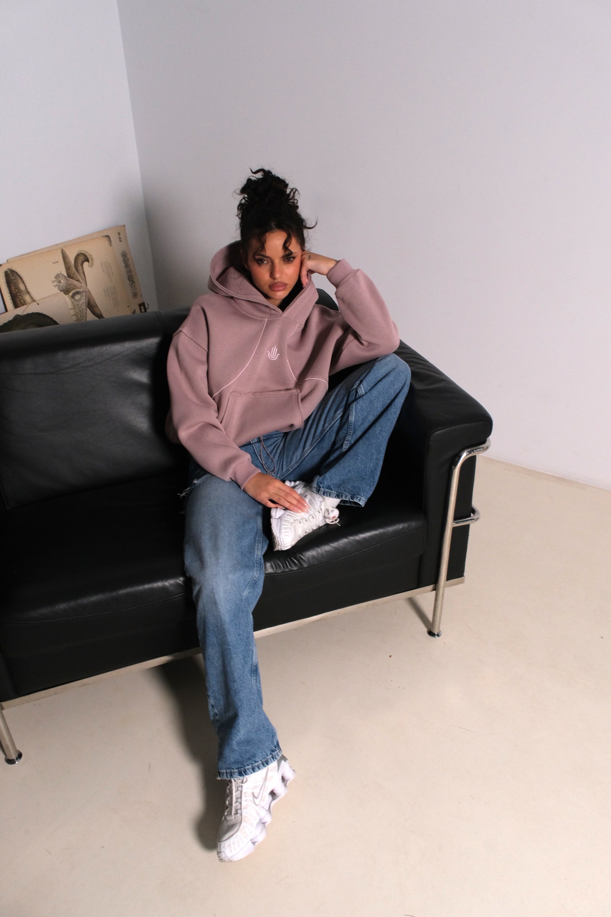 Hoodie GOOD KARMA / Dusty Violet