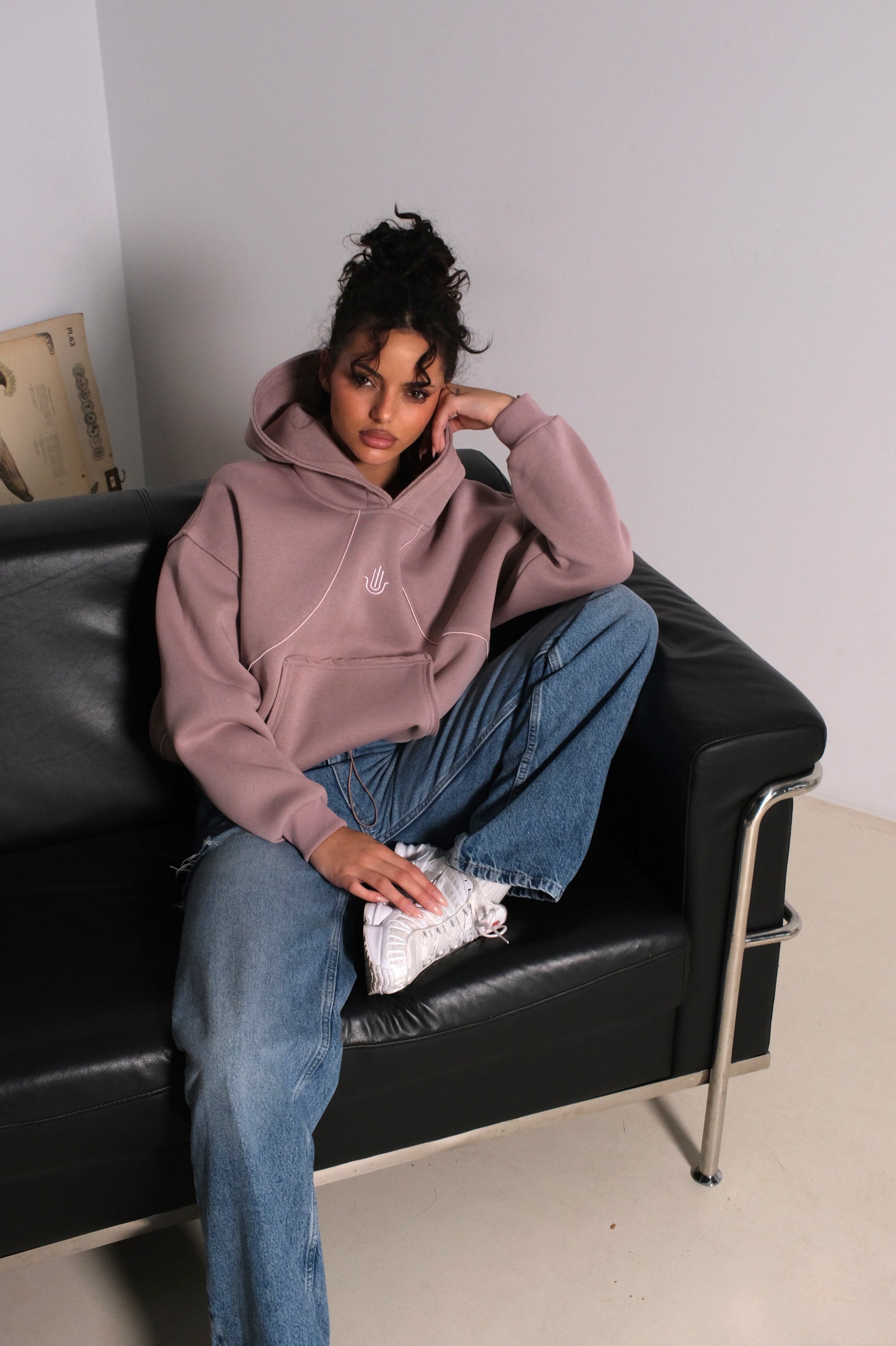 Hoodie GOOD KARMA / Dusty Violet
