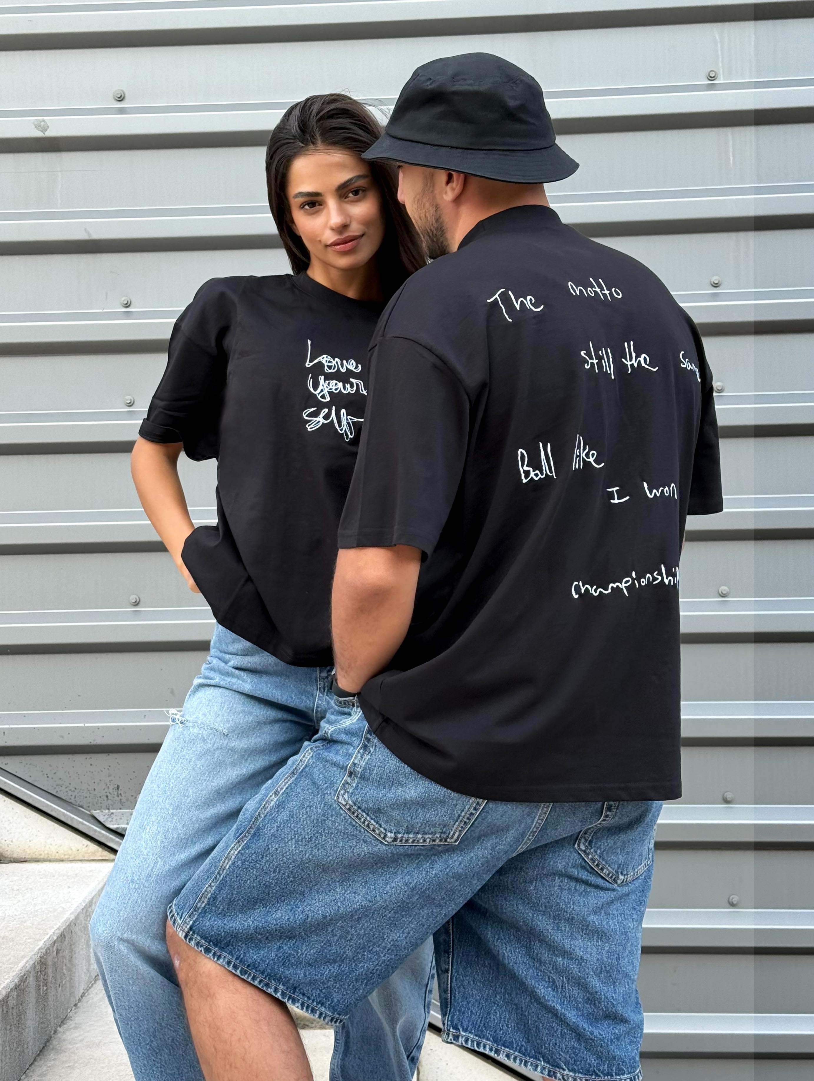 T-shirt Never been regular / All Black
