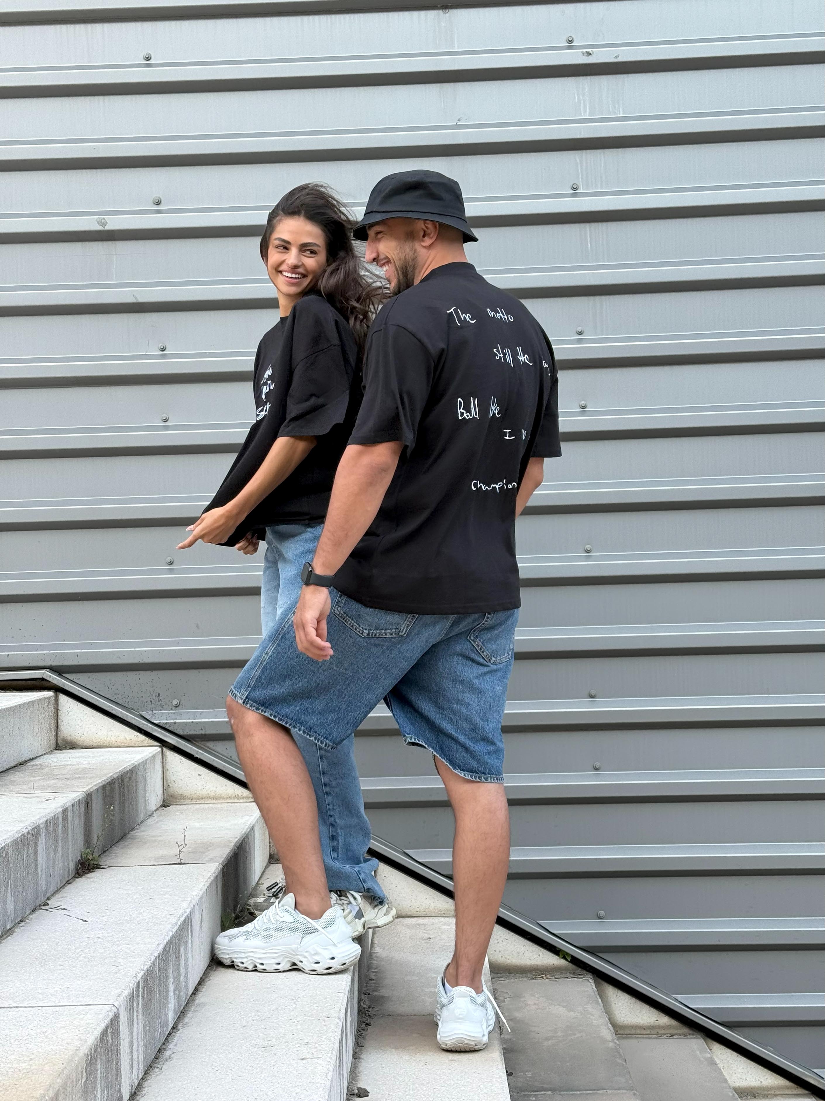 T-shirt Never been regular / All Black