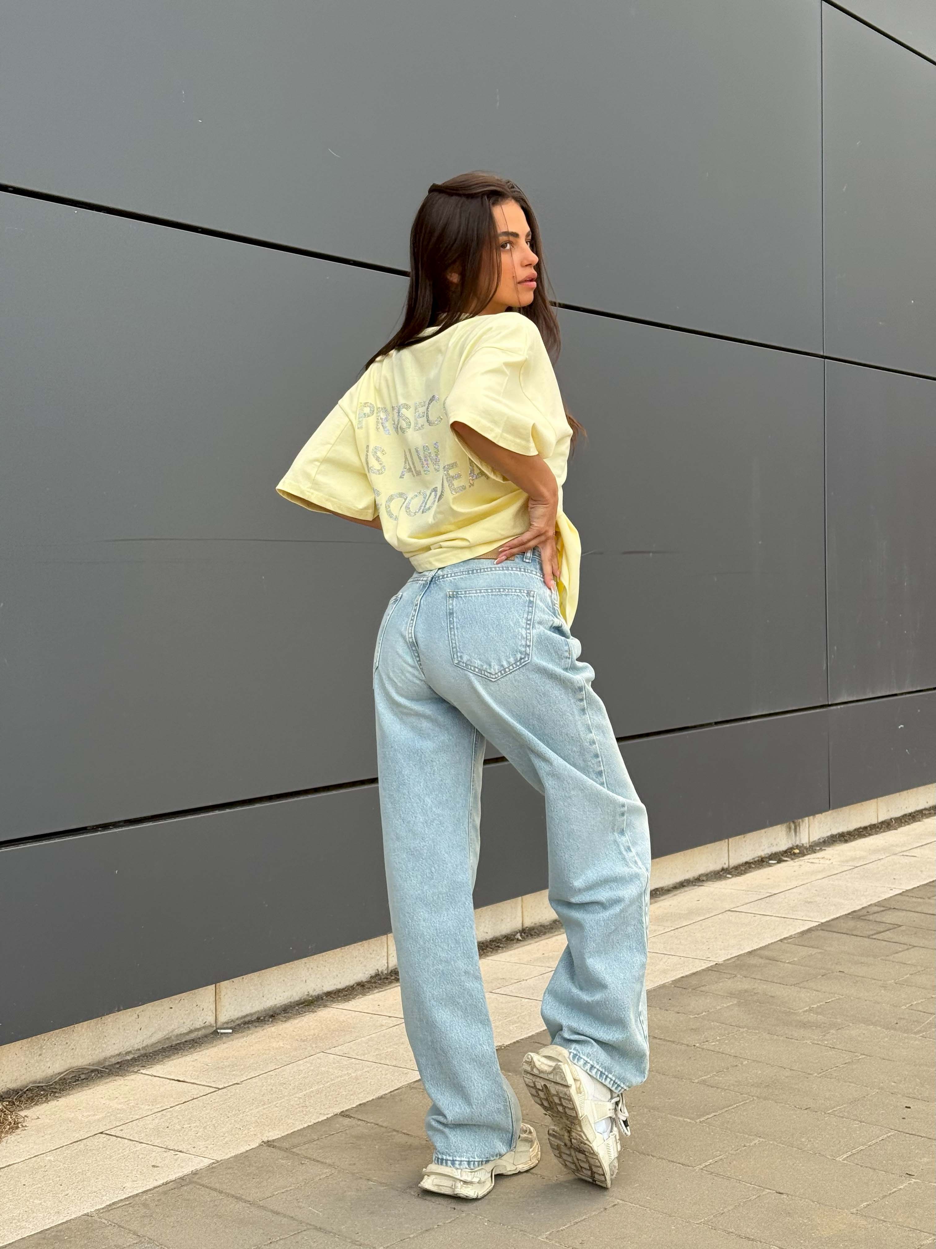 T-shirt Prosecco / Pastel Yellow