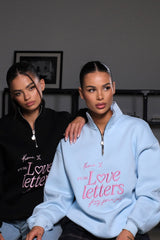 Hoodie LOVE LETTERS / Aura Blue