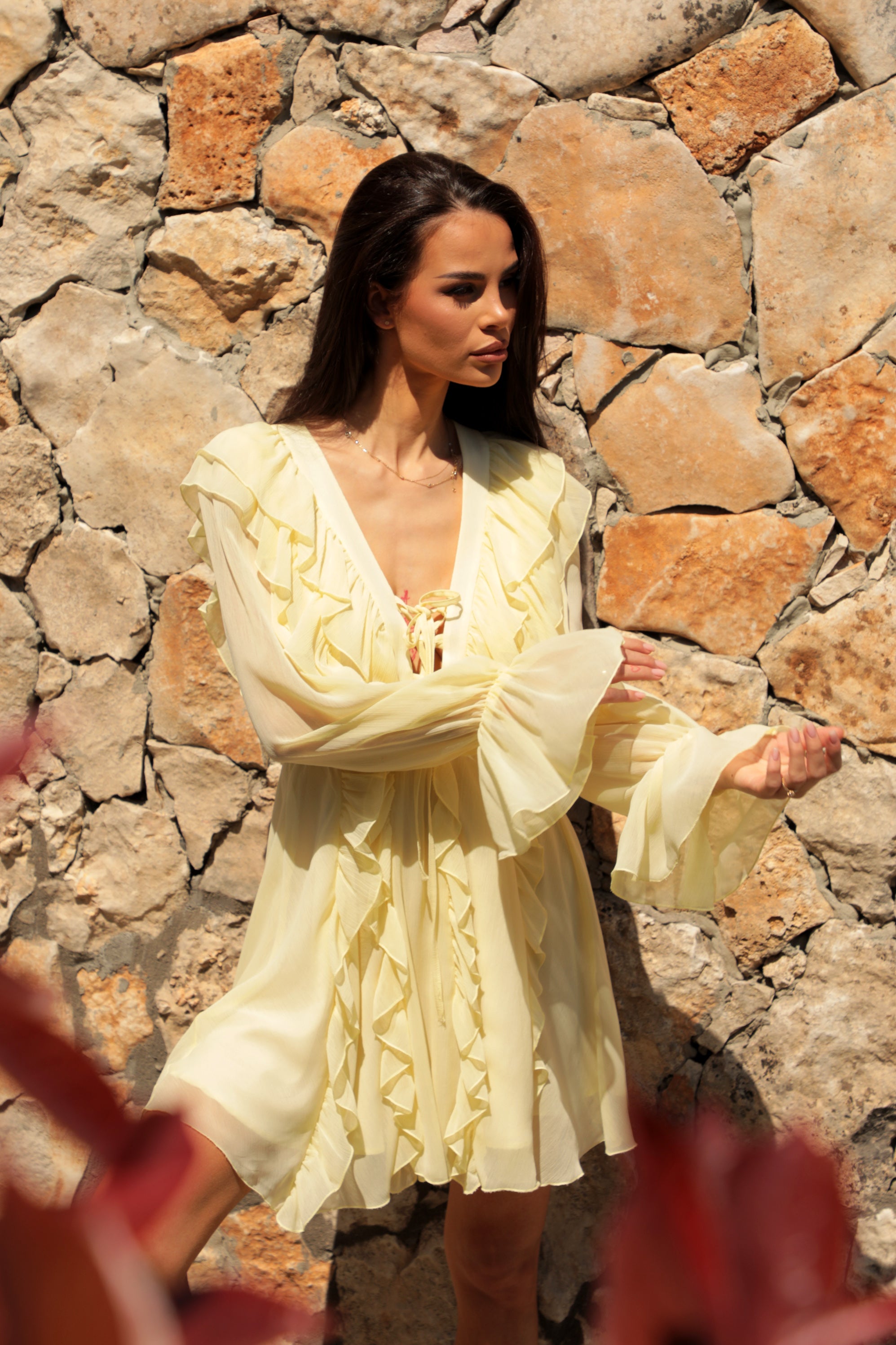 Рокля Magnetic / Butter Yellow