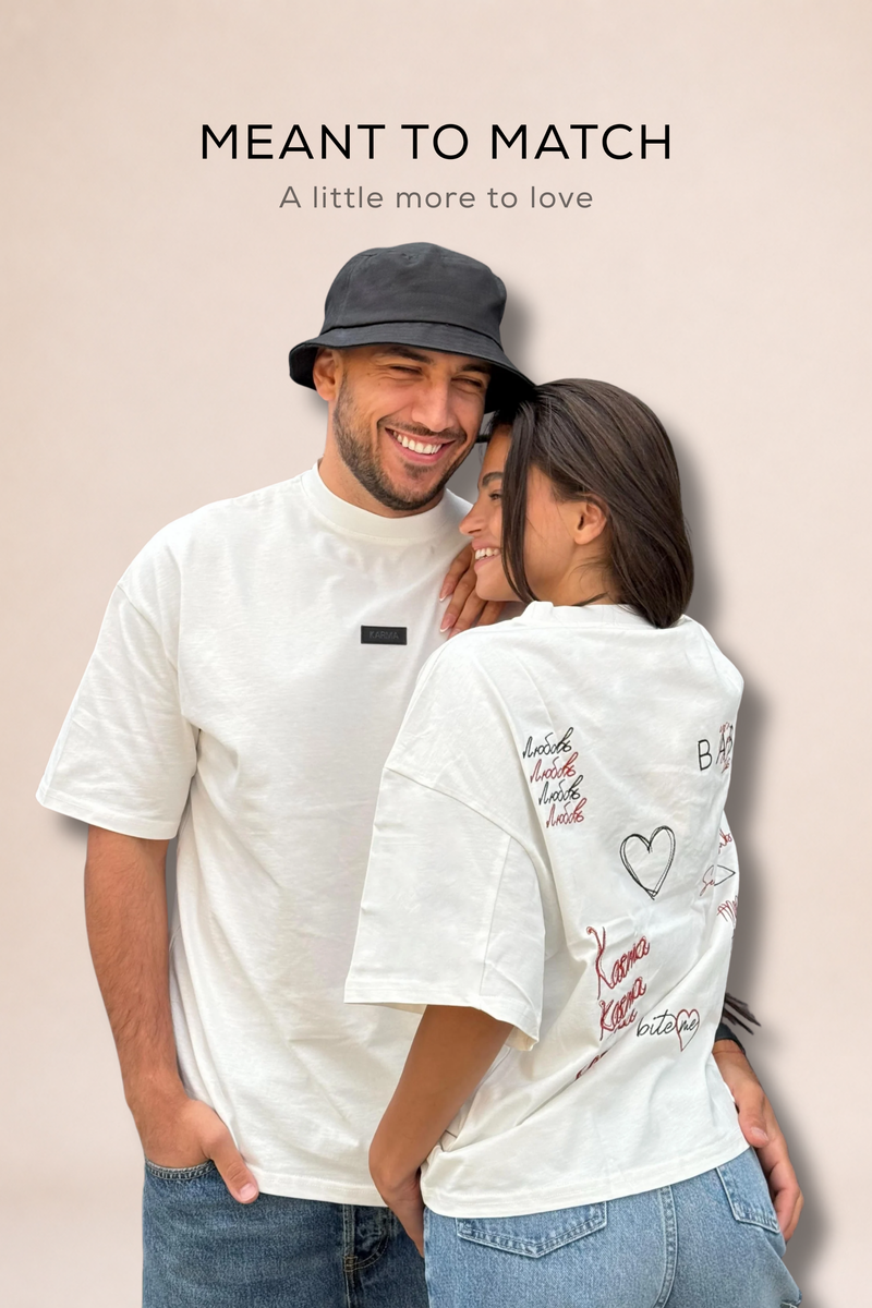 T-shirt Never been regular + T-shirt Love Yourself