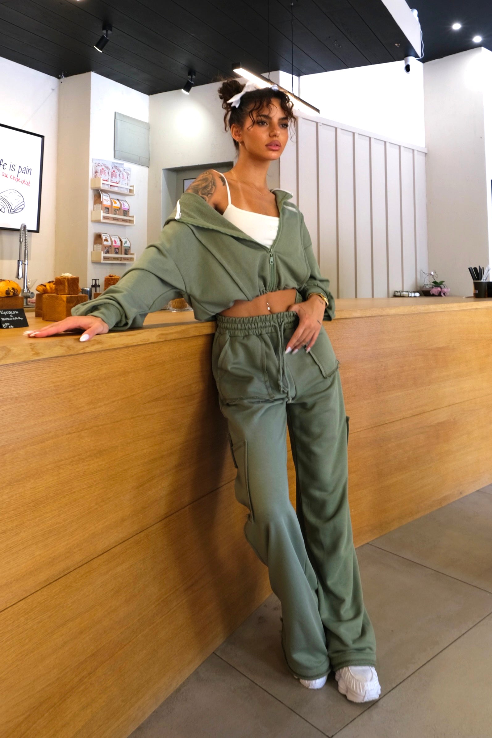 Сет 3 части Street Style / Green tea