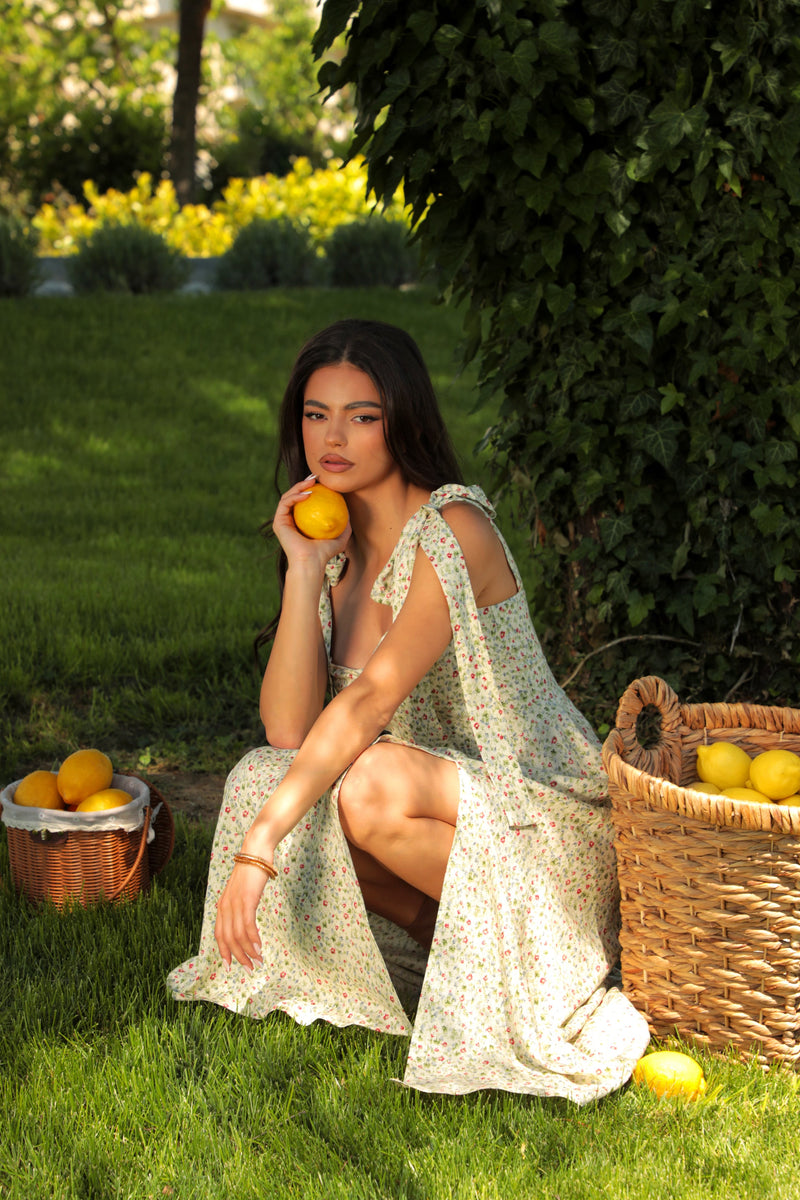 Рокля Summer aesthetic / Beige