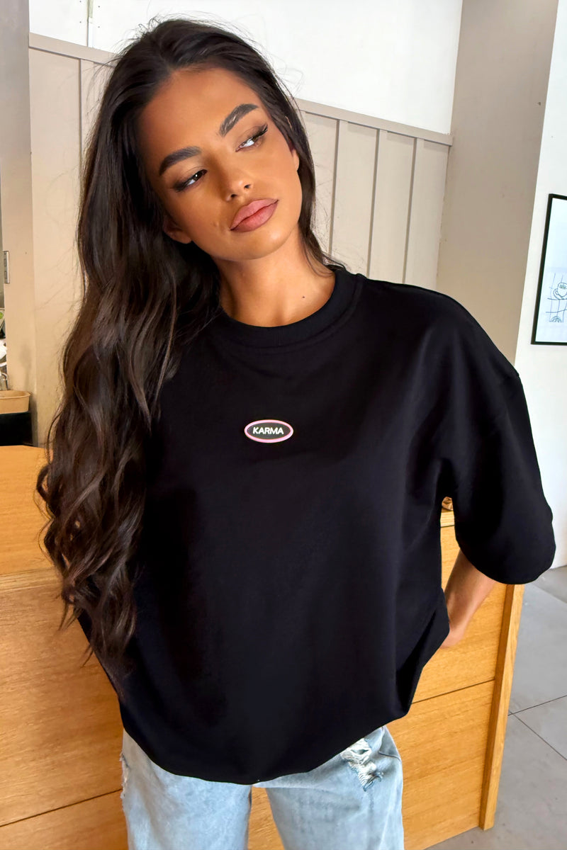T-shirt Signature by KARMA / All Black