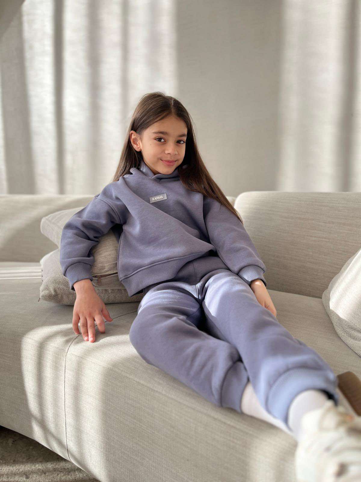 Детски ватиран сет / Relaxed Fit Misty Grey